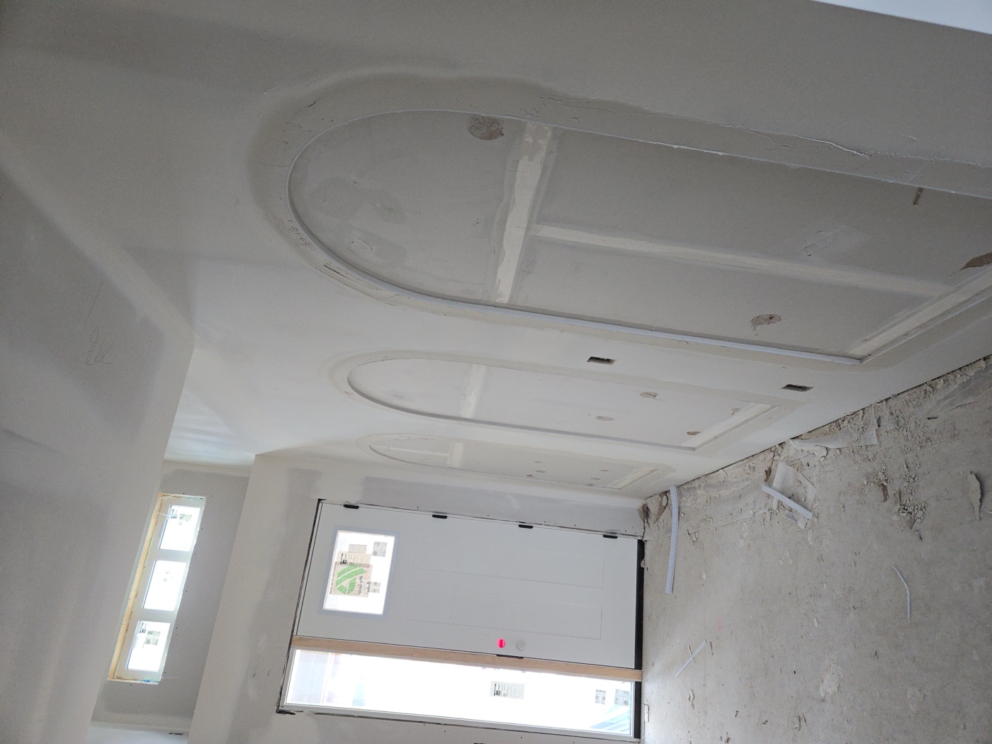 Rebuilt and refinished interior entry